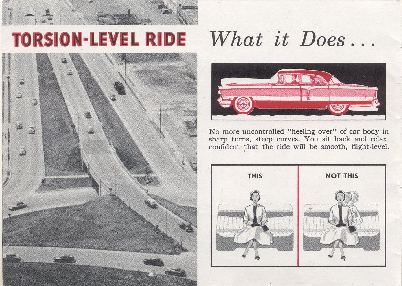 1956 Packard Torsion Ride Brochure Page 5